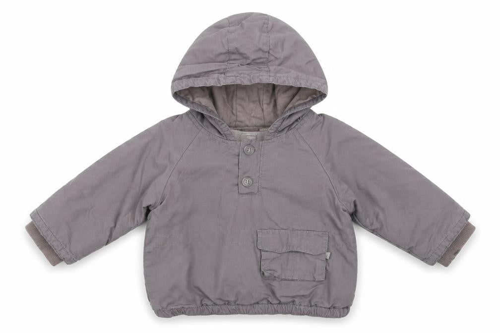 Okaidi Baby Grey   Jacket  Size 12 Months