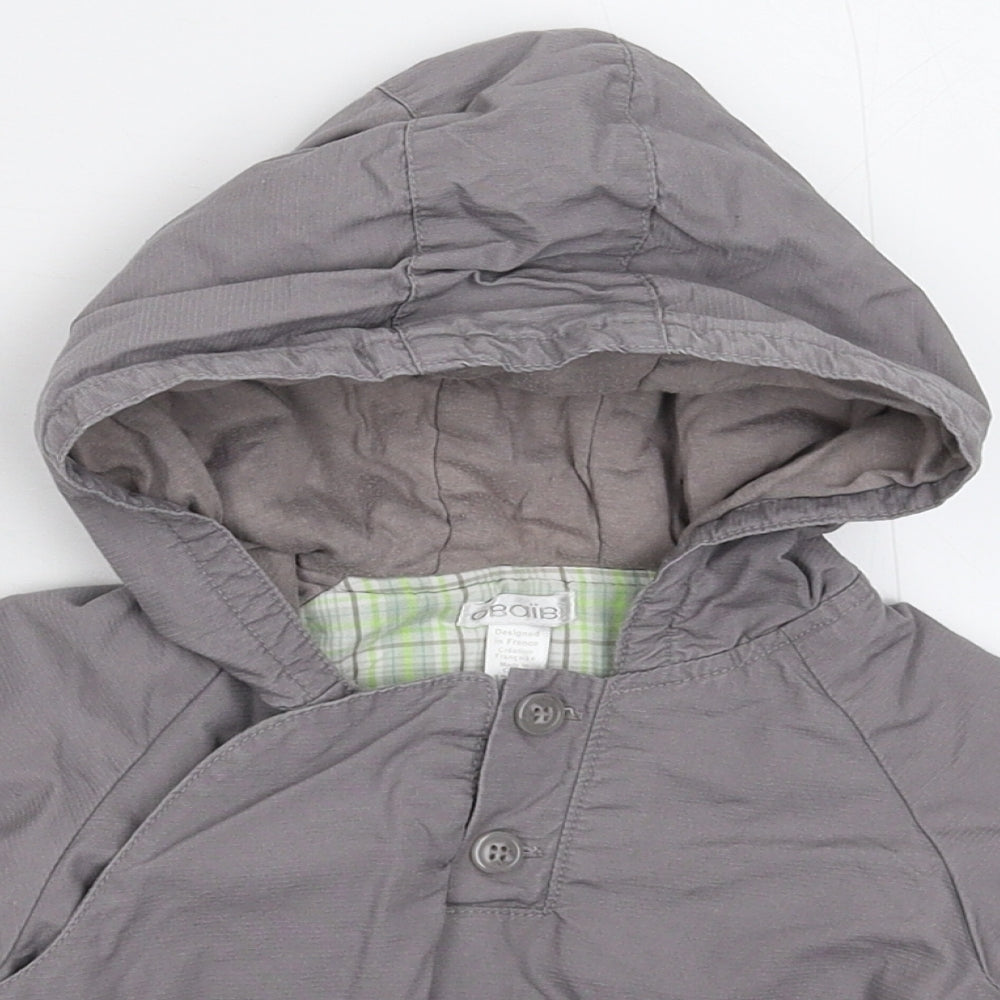 Okaidi Baby Grey   Jacket  Size 12 Months