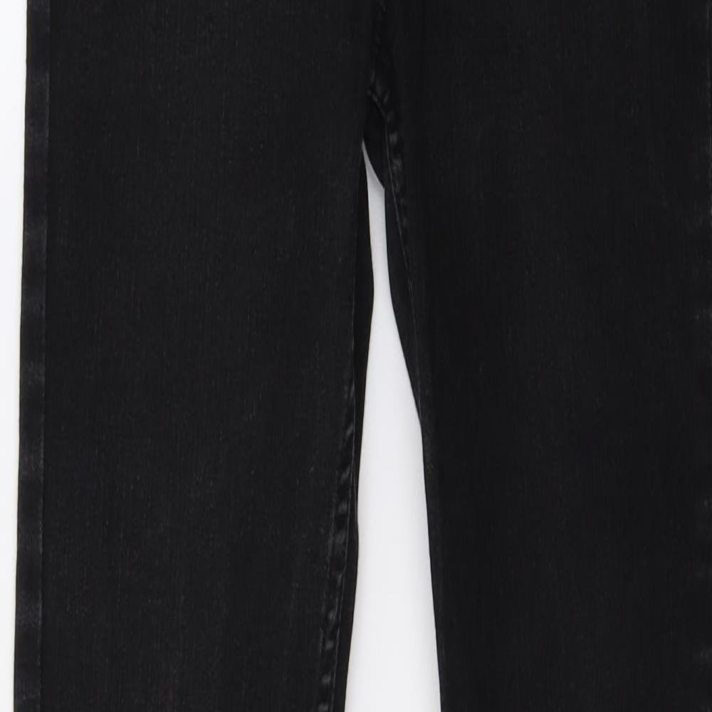 H&M Womens Black  Denim Skinny Jeans Size 27 in L28 in