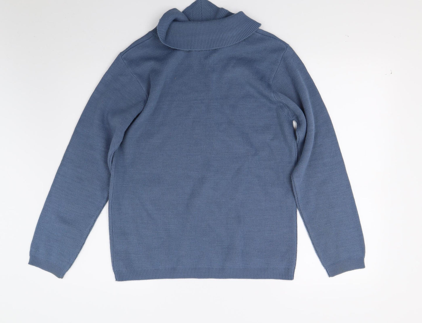 Bonmarch Womens Blue  Knit Pullover Jumper Size S