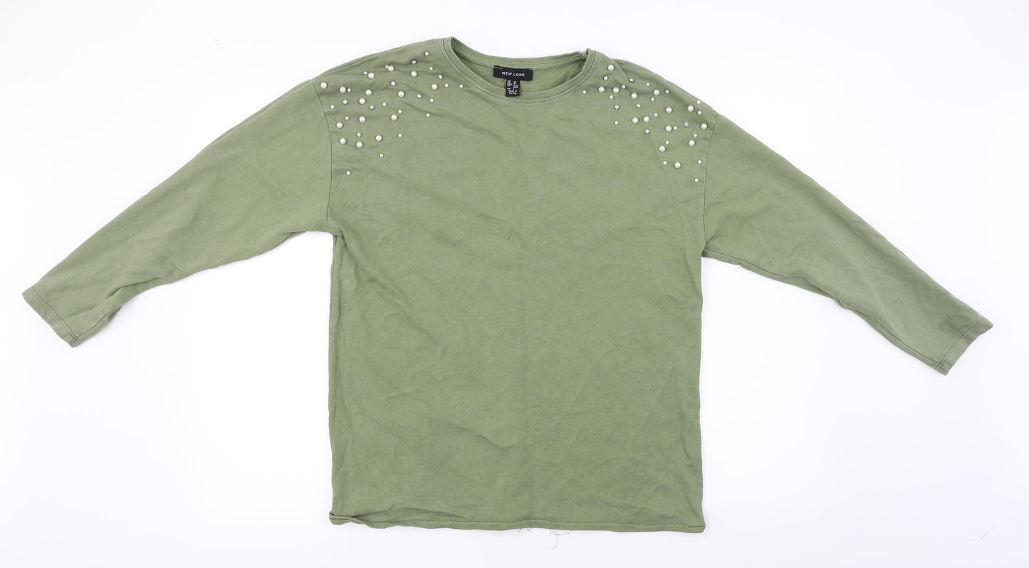 New Look  Womens Green   Pullover Jumper Size 10
