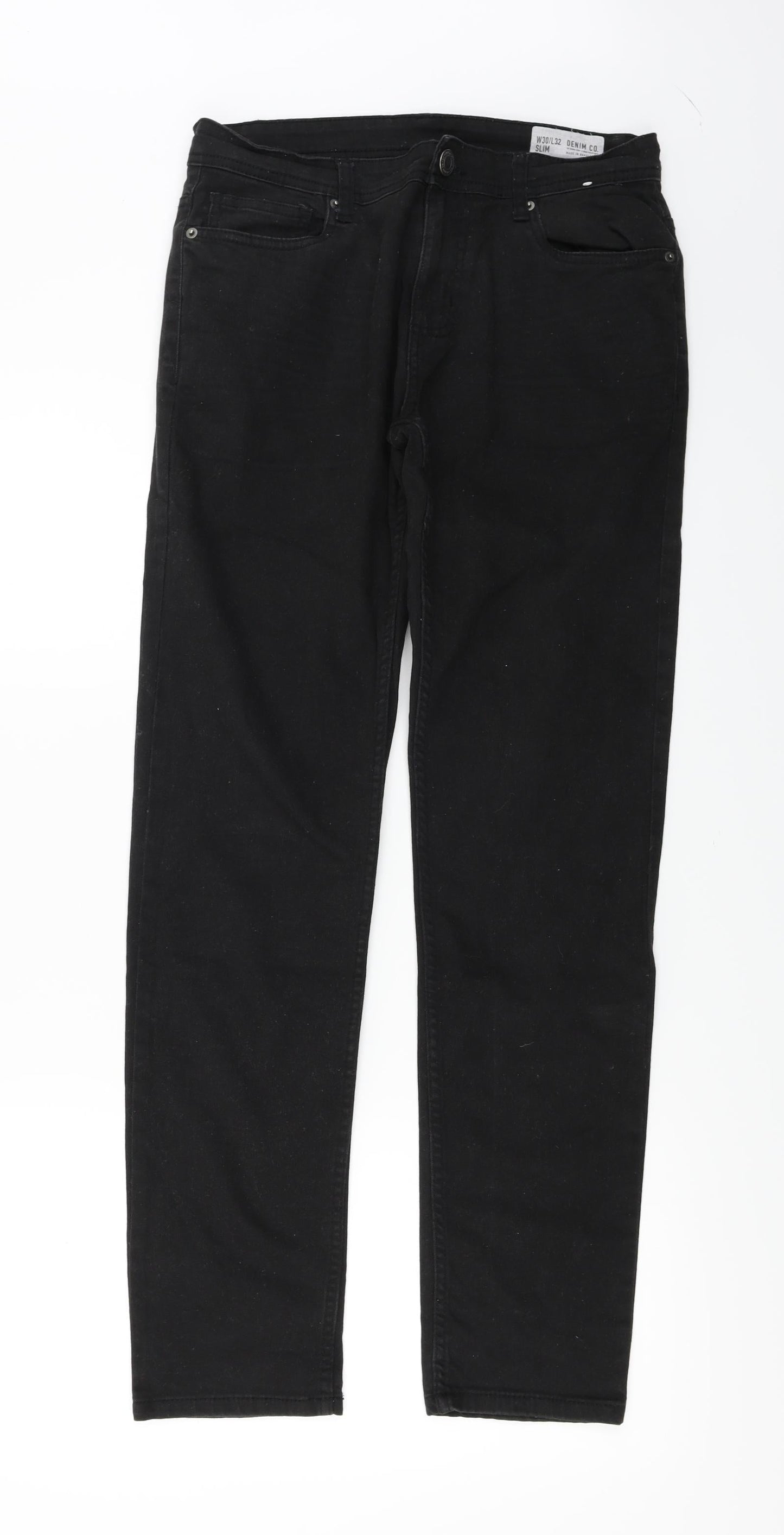 denim co Womens Black   Skinny Jeans Size 32 in L28 in
