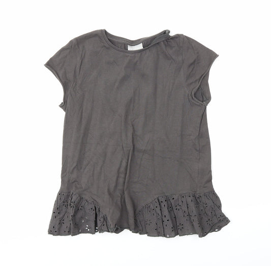 I love Girlswear Girls Grey   Basic T-Shirt Size 10 Years
