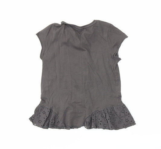 I love Girlswear Girls Grey   Basic T-Shirt Size 10 Years