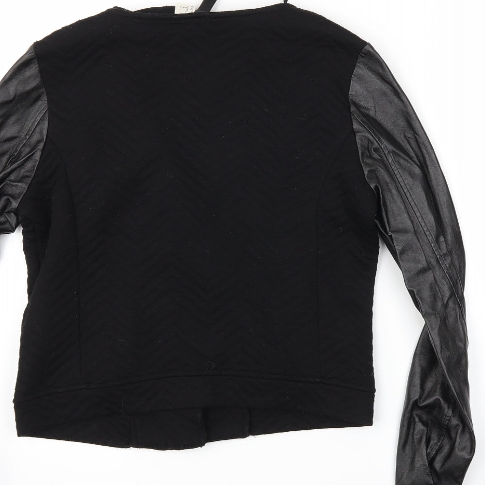 H&M Womens Black   Jacket  Size 8