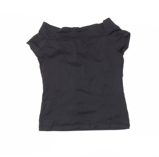 Tuchuzy Womens Black   Basic Blouse Size 12