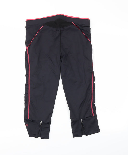 pierre roliert Womens Black   Pedal Pusher Leggings Size XL L17 in