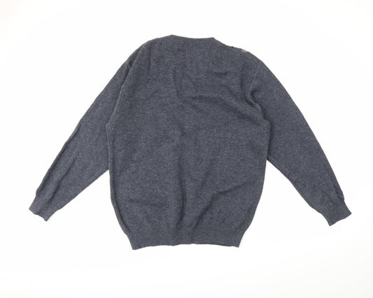 cavallis Mens Grey   Pullover Jumper Size XL