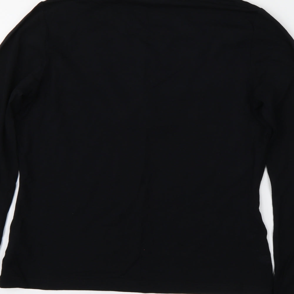 mark and spencers Womens Black   Basic T-Shirt Size 10