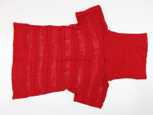 Preworn Womens Red   Pullover Jumper Size 22