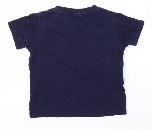 KSB Boys Blue   Basic T-Shirt Size 3-4 Years  - Fox