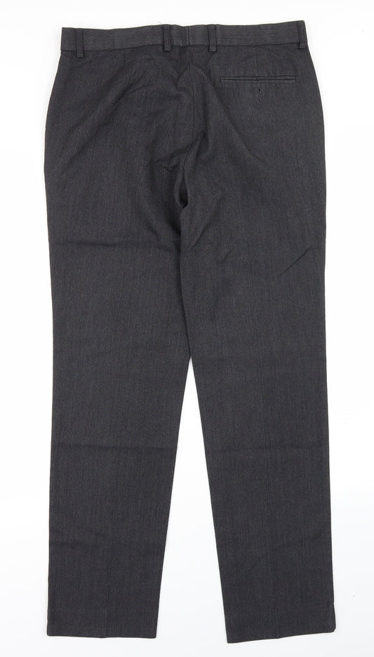 Marks & Spencer Mens Grey   Dress Pants Trousers Size 32 L29 in