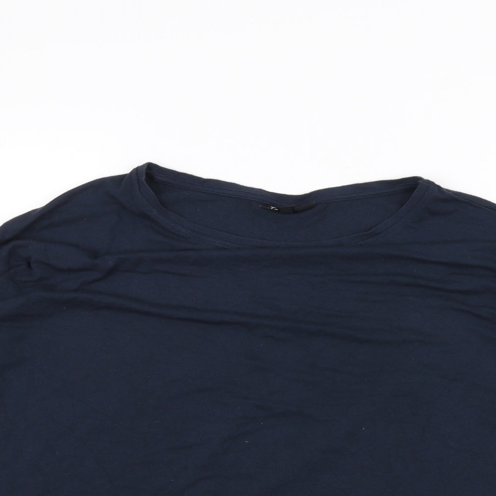 Topshop Womens Blue   Basic T-Shirt Size 8