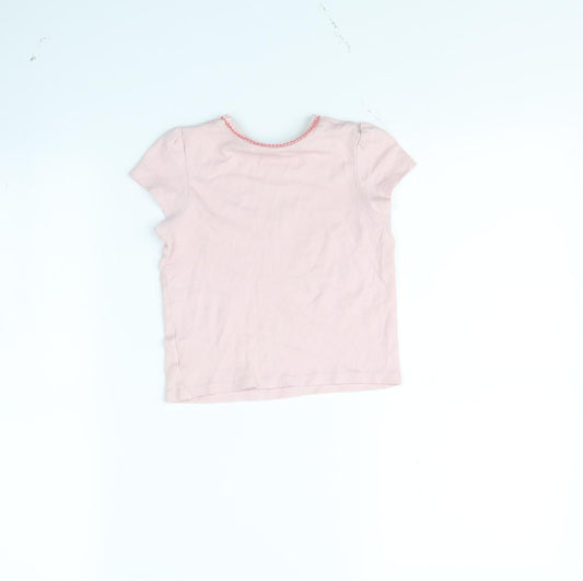 Mini Club Girls Pink   Basic T-Shirt Size 3 Years  - Flamingo