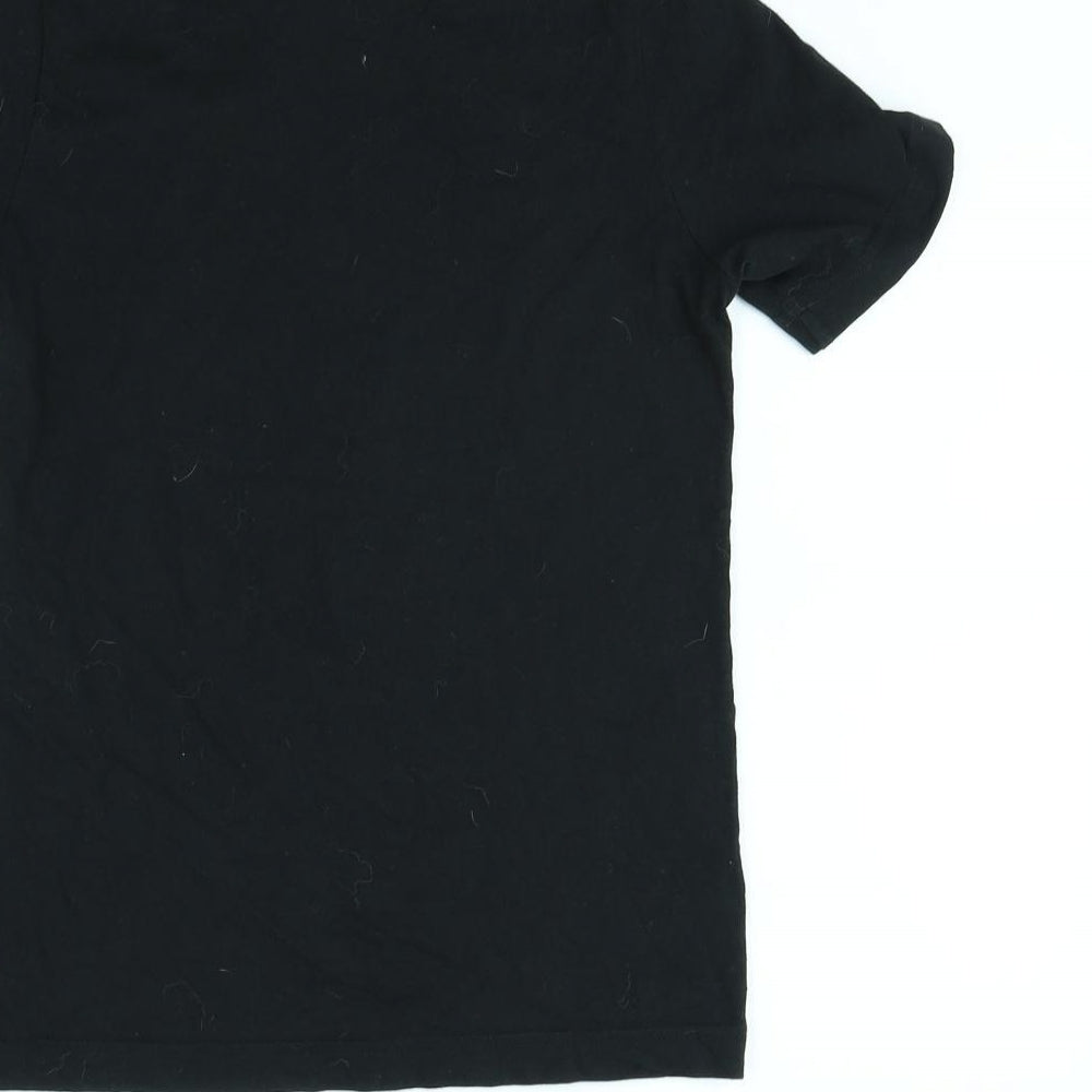 adidas Boys Black   Basic T-Shirt Size 9 Years