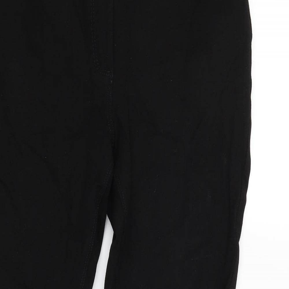 H&M Womens Black   Trousers  Size 10 L27 in
