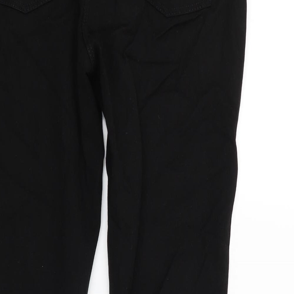 H&M Womens Black   Trousers  Size 10 L27 in