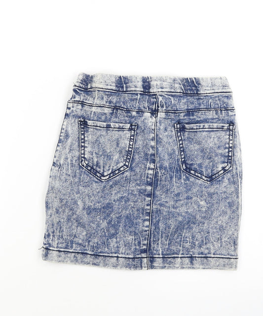 Denim Co Womens Blue   Straight & Pencil Skirt Size 6  - Denim