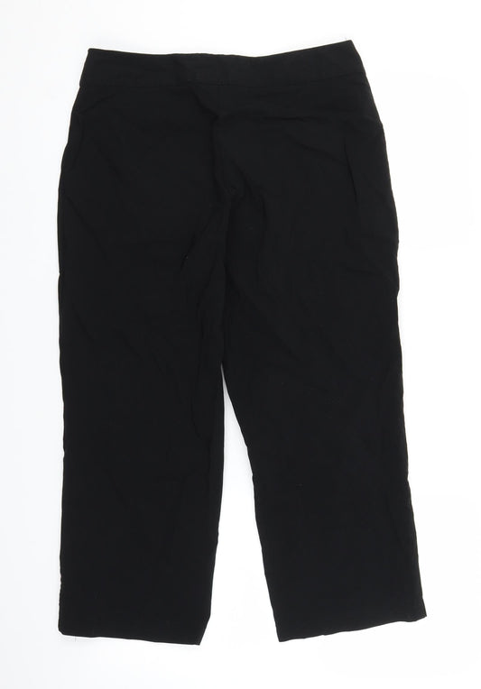 BHS Womens Black   Trousers  Size 12 L21 in