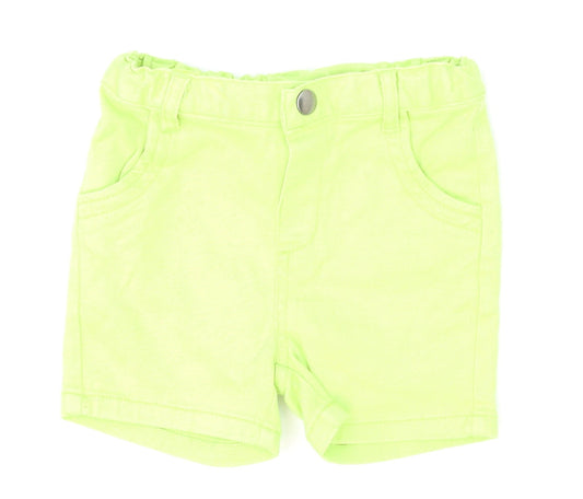 TISSAIA Baby Green  Denim Cropped Jeans Size 18-24 Months