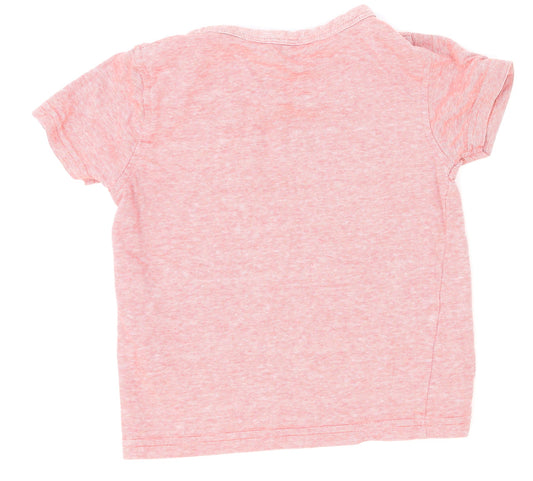 George Boys Red   Basic T-Shirt Size 18-24 Months