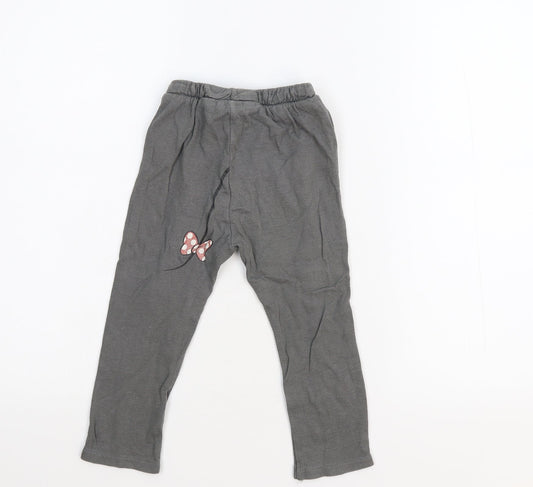 Zara Girls Grey   Sweatpants Trousers Size 2-3 Years - Disney