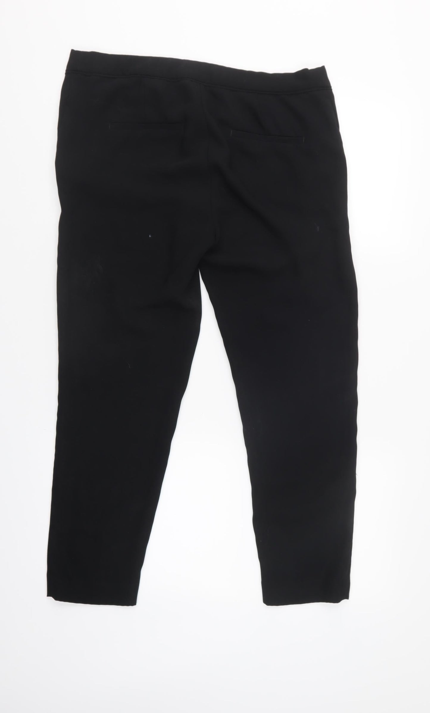 H&M Womens Black   Trousers  Size 10 L28 in