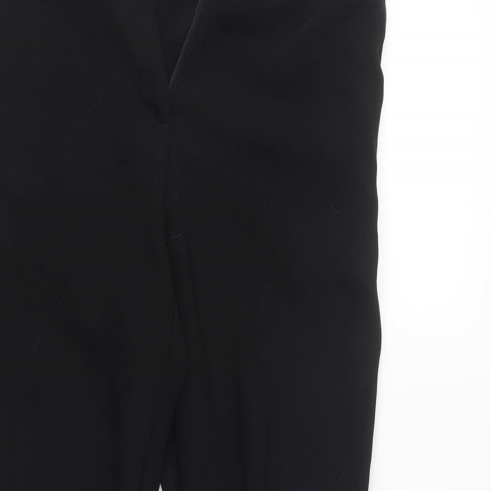 H&M Womens Black   Trousers  Size 10 L28 in