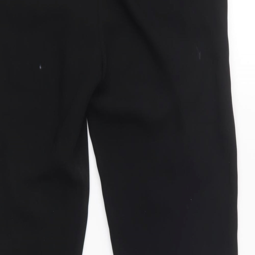 H&M Womens Black   Trousers  Size 10 L28 in