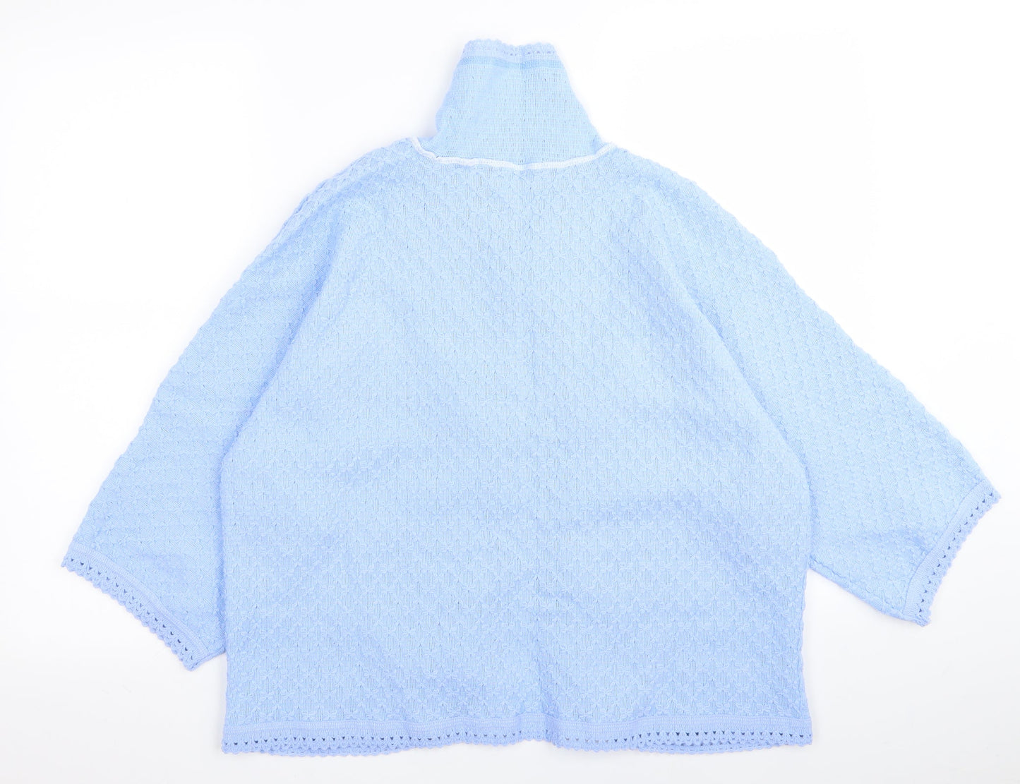 lady olga Womens Blue   Cardigan Jumper Size L