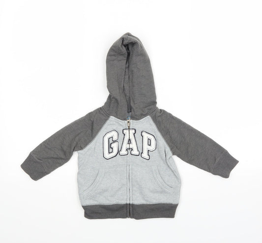 Gap Baby Grey   Full Zip Jumper Size 12-18 Months