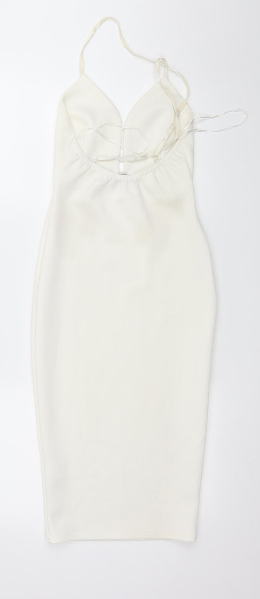 Edge Womens White   Pencil Dress  Size 6
