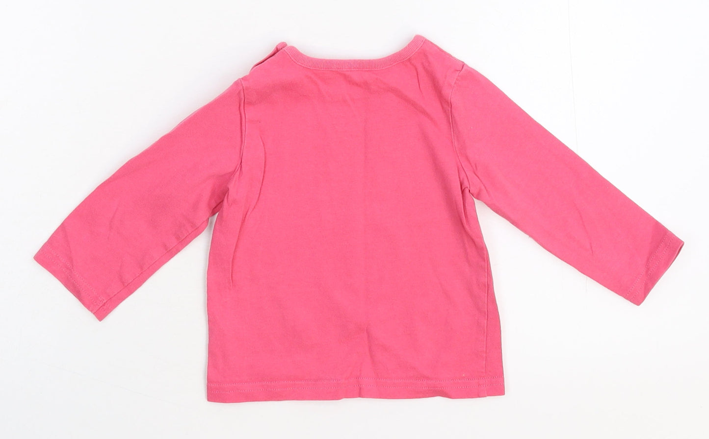 Nutmeg Girls Pink   Basic T-Shirt Size 6-9 Months