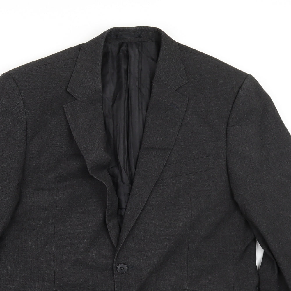 Everyone Mens Grey   Jacket Suit Jacket Size 40