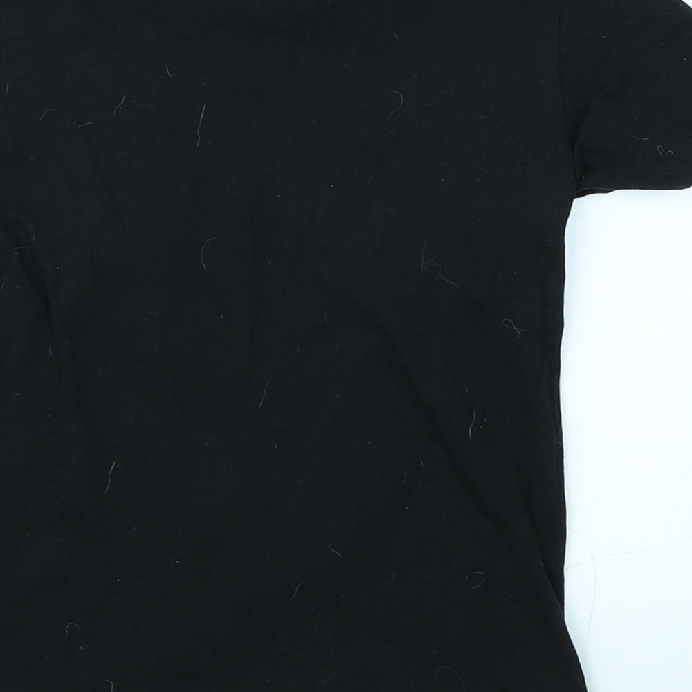 Pep & Co Boys Black   Basic T-Shirt Size 5-6 Years