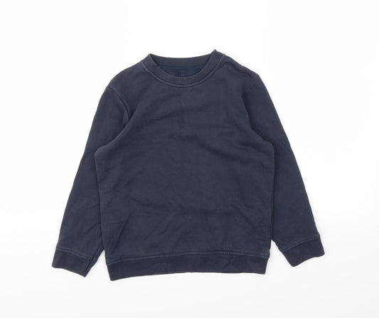 Nutmeg Boys Blue   Pullover Jumper Size 6-7 Years