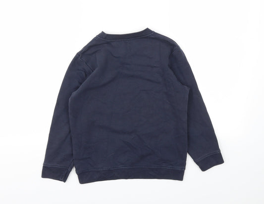Nutmeg Boys Blue   Pullover Jumper Size 6-7 Years