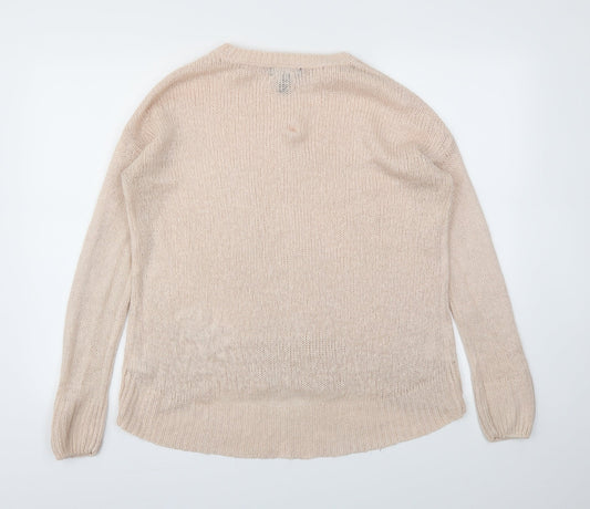 New Look Womens Pink   Pullover Jumper Size S