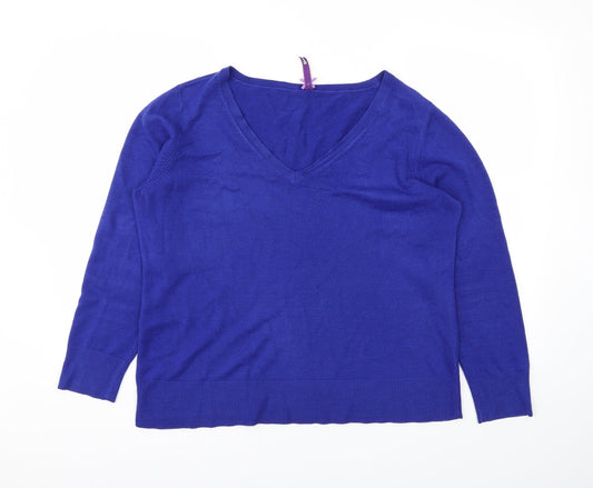 BHS Womens Blue   Basic T-Shirt Size 18