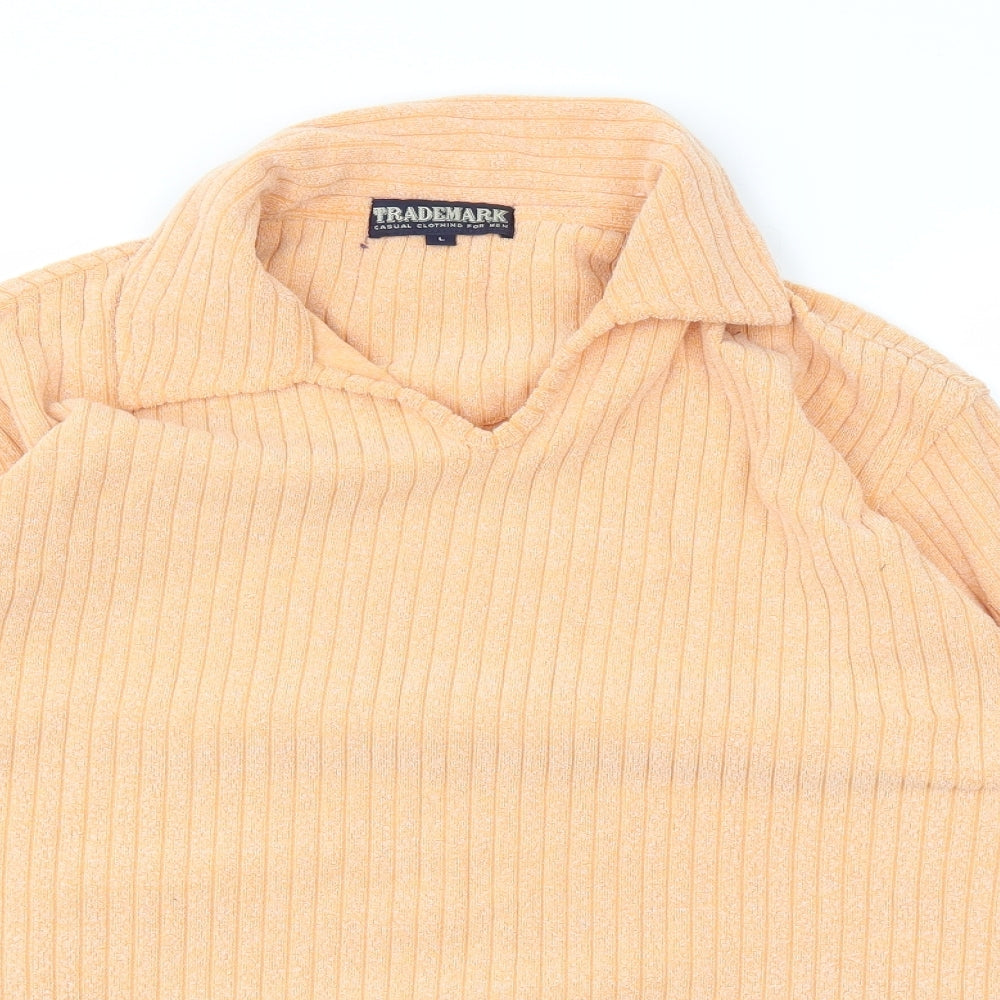 TRADEMARK Mens Orange   Pullover Jumper Size L