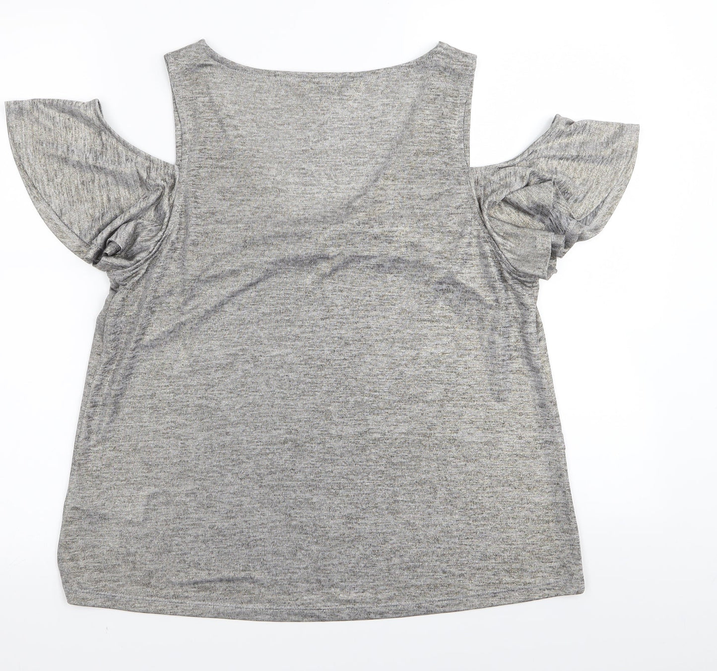 Oasis Womens Grey   Basic T-Shirt Size L