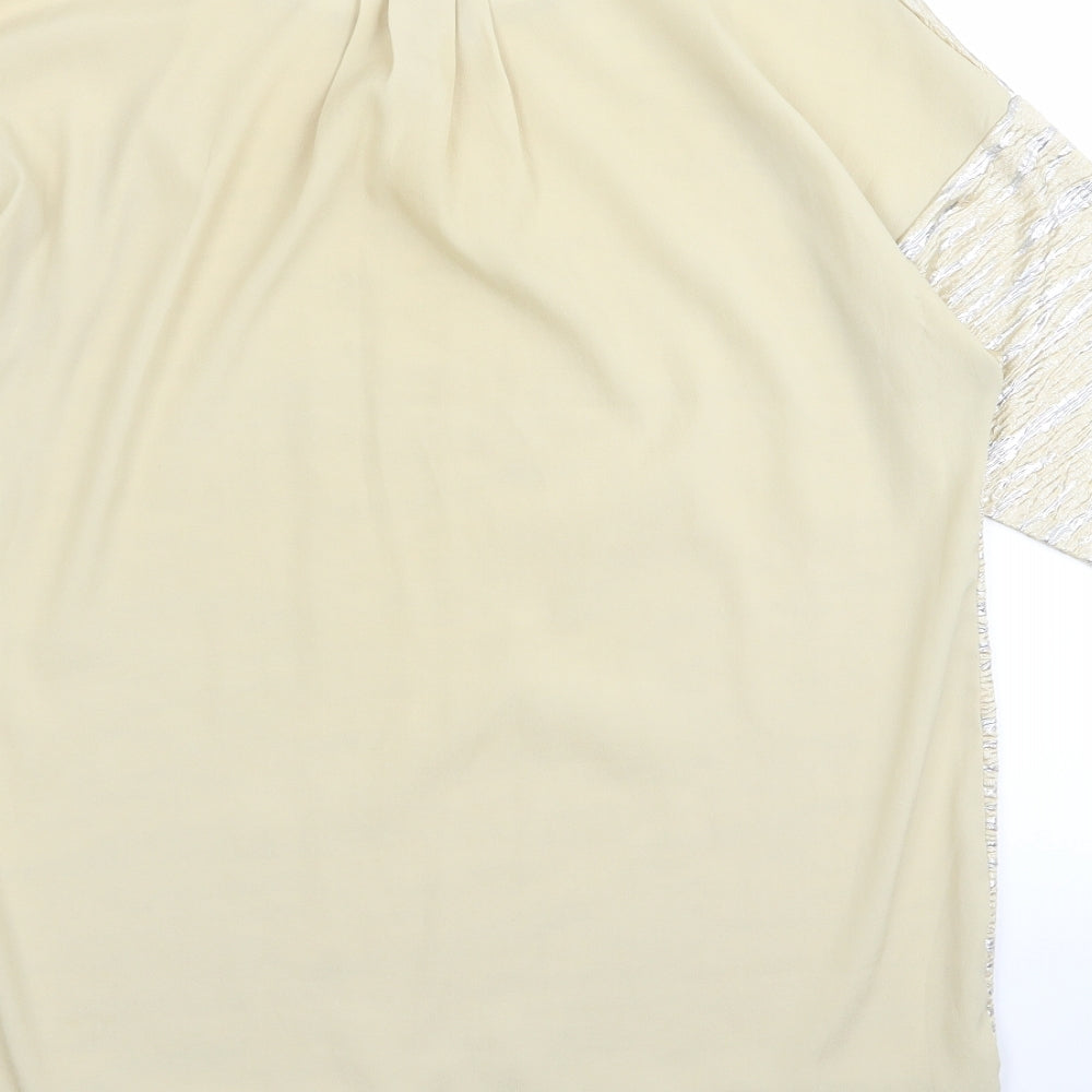 Oasis Womens Gold   Basic T-Shirt Size S