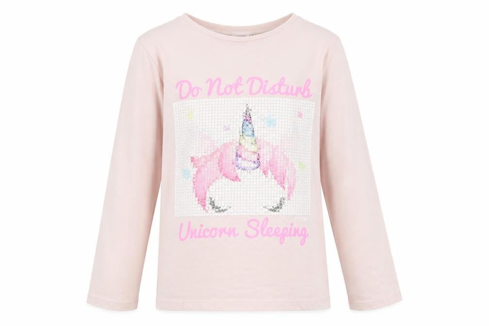 Asda George Girls Pink Solid  Top Pyjama Top Size 9-10 Years