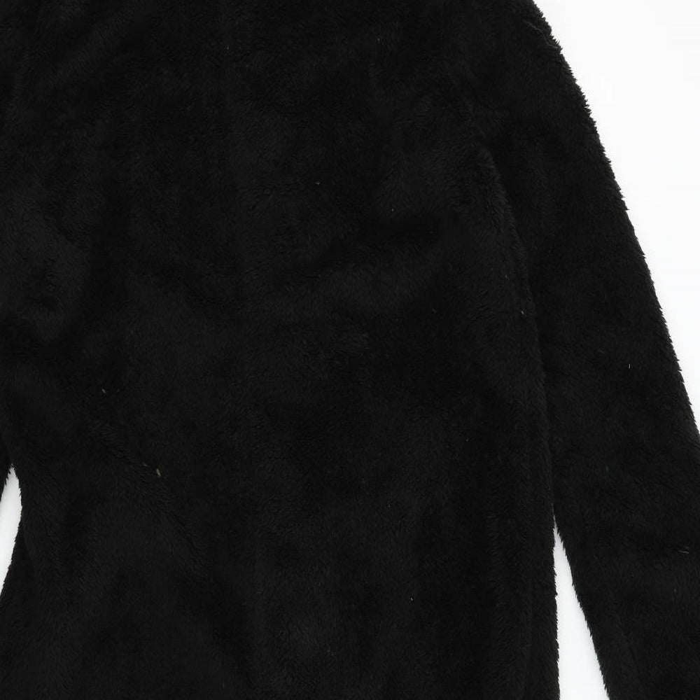 Preworn Womens Black   Overcoat Jacket Size S