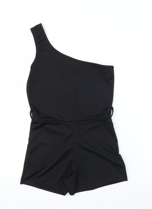 Femme Luxe Womens Black   Romper One-Piece Size 8