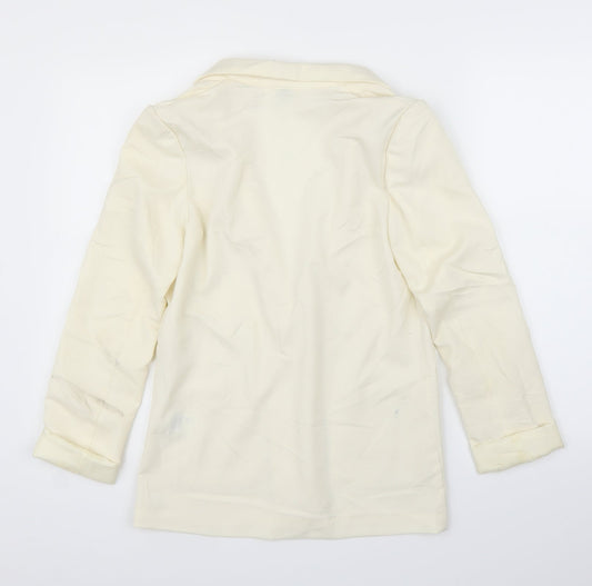 H&M Womens Ivory   Cardigan Jumper Size 8