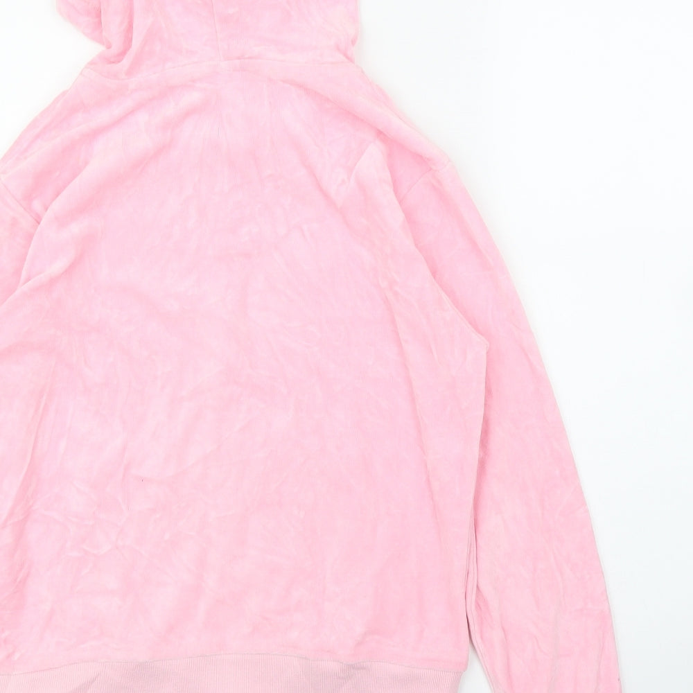 Preworn Womens Pink   Full Zip Hoodie Size L