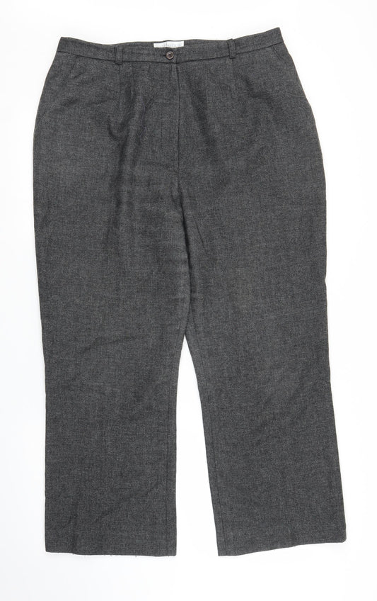 Cotswold Collection Womens Grey   Capri Trousers Size 18 L23 in