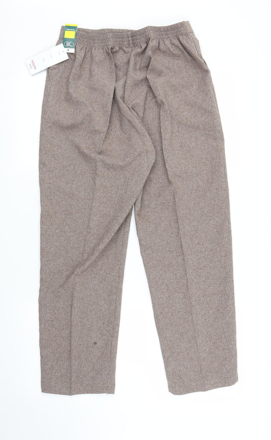 Preworn Womens Brown   Pedal Pusher Trousers Size S L24 in