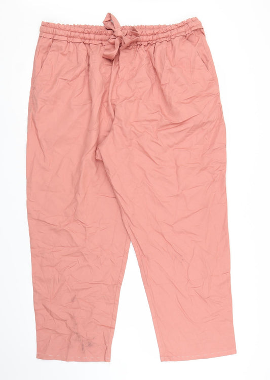 Gap Womens Pink   Capri Trousers Size XL L24 in